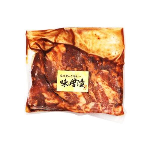 【業務用】一真 宮崎産豚 高城の里 味噌カルビ 500g