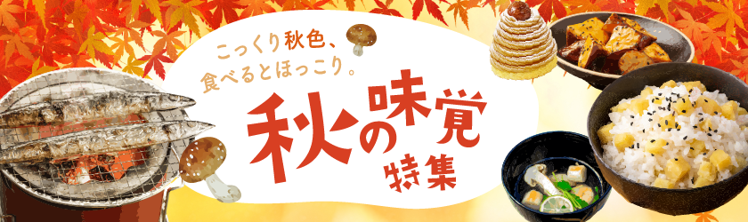 秋の味覚特集