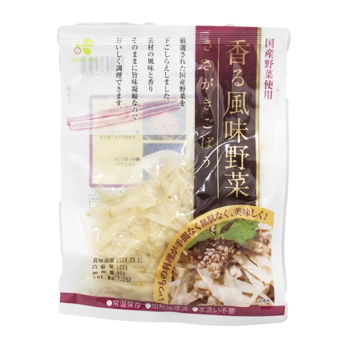 源清田商事 香る風味野菜 国産 ささがきごぼう 100g