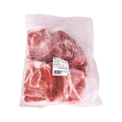 【業務用】輸入原料 豚肩ローススライス2mm 1kg
