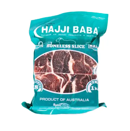 【業務用】スパイスハウス HALALマトン骨無羊もも肉 1kg