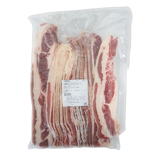 輸入原料 牛バラスライス 3mm 1kg