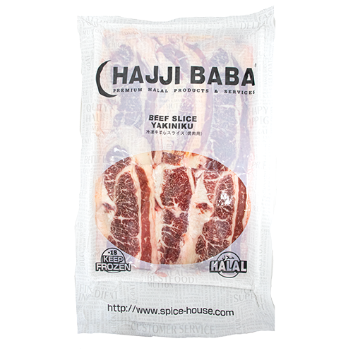 HAJJI BABA 冷凍牛ばらスライス 500g