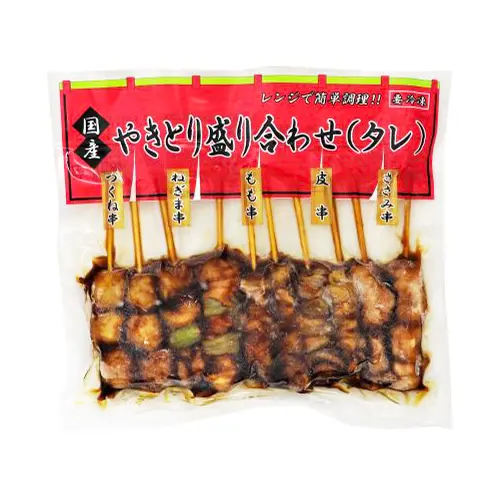 フタバフーズ 国産やきとり盛り合わせ(タレ) 270g(10本入)