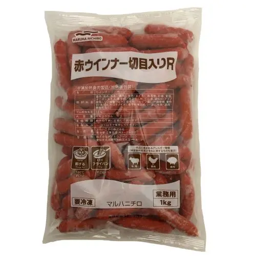 【業務用】マルハニチロ 赤ウインナー切目入りR 1kg