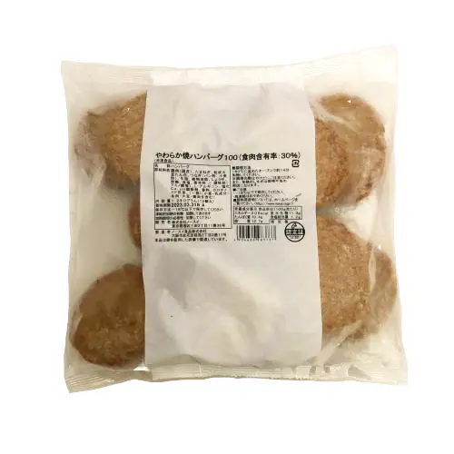 【業務用】 ノースイ やわらか焼ハンバーグ100 1.2kg(100g×12個)