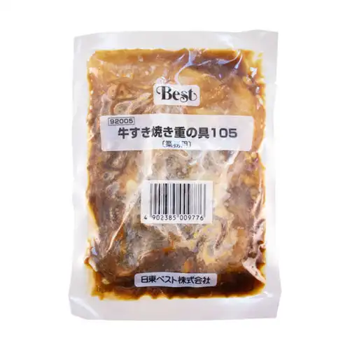 【業務用】日東ベスト 牛すき焼き重の具 100g