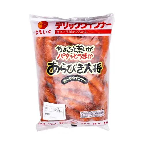 【業務用】日本食品 あらびき大将ポークウインナー 1000g
