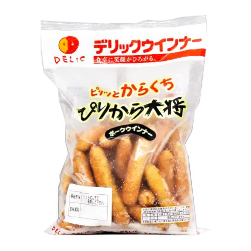 【業務用】日本食品 ぴりから大将ポークウインナー 1000g