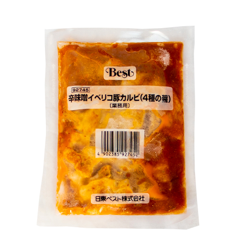 【業務用】日東ベスト 辛味噌イベリコ豚カルビ(4種の醤) 105g