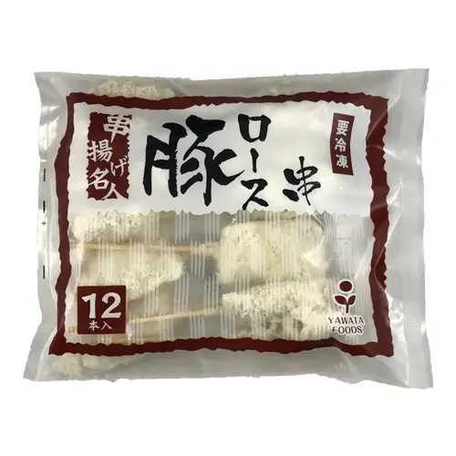 八幡フーズ　串揚げ名人豚ロース串　12本入