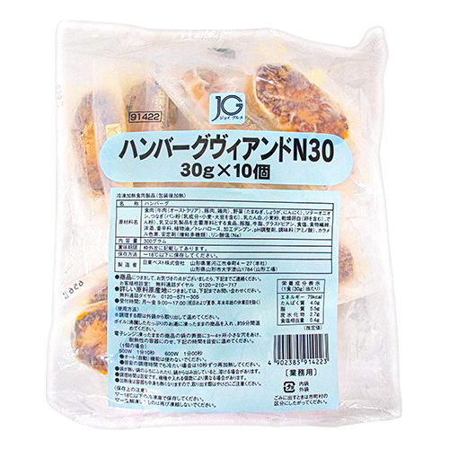 日東ベスト ハンバーグヴィアンド 30g×10