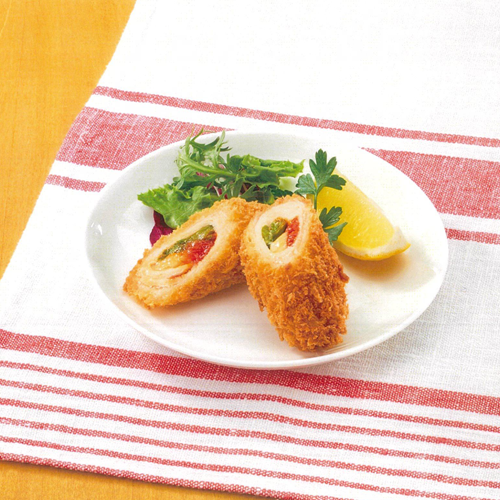 極洋 アスパラトマトチーズ巻カツ 450g