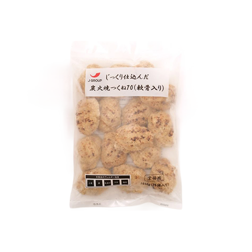 【業務用】 ジャパンフード じっくり仕込んだ炭火焼つくね70 軟骨入り 1050g(15個入り)