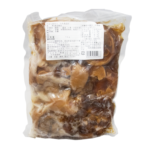 ネオフーズ竹森 てびち輪切り たれ煮込み 1kg