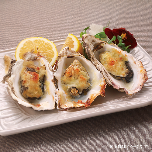 【業務用】ノースイ 殻付きかきM片貝加熱用 10個