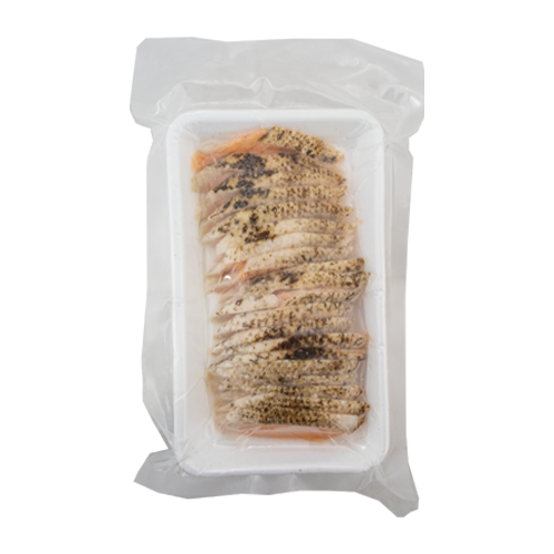 オカムラ食品工業 アトランティックサーモン焼きハラススライス うろこ取り 8g×20