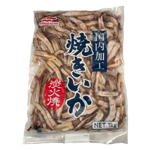 【業務用】マルハニチロ 国内加工焼きいか炭火焼 1kg