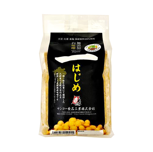 【業務用】ケンコー食品 無添加白味噌一 (はじめ) 1kg