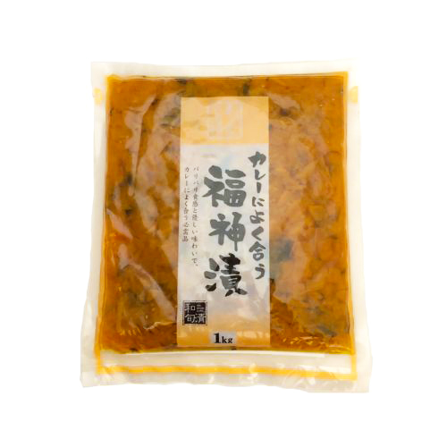 【業務用】河鶴 カレーによく合う福神漬 1kg×16入 ケース