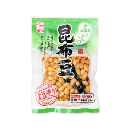 カモ井食品工業 ふっくら昆布豆 120g