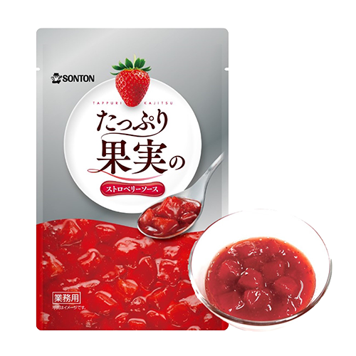 【業務用】 ソントン食品 たっぷり果実のストロベリーソースR 500g
