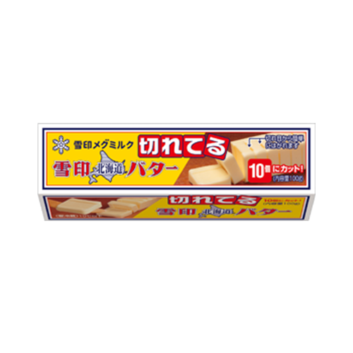 雪印メグミルク 切れてる 雪印北海道バター 100g(10個入)