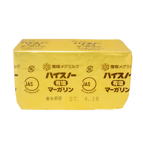 雪印メグミルク ハイスノー マーガリン 有塩 450g