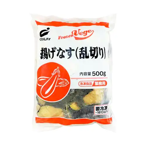 【業務用】 クラレイ 揚げなす(乱切り) 500g