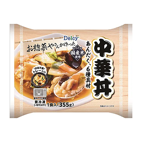 デルシー Delcy お惣菜やさんが作った 中華丼 ふっくら国産米使用 1食入(355g)