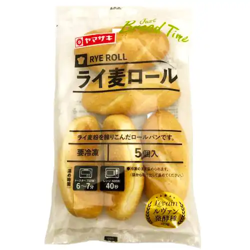山崎製パン ライ麦ロール 5個入