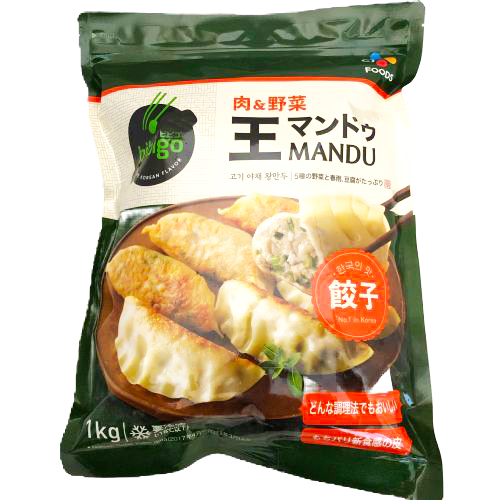 CJ FOODS JAPAN bibigo(ビビゴ)肉＆野菜王マンドゥ餃子 1kg