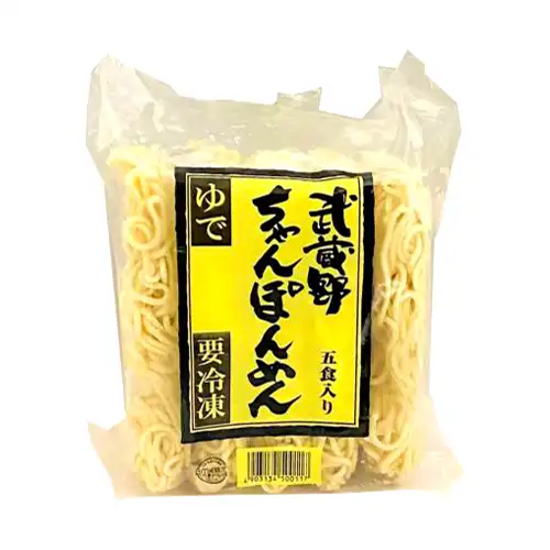 【業務用】 武蔵野フーズ ゆでちゃんぽんめん 180g×5食入