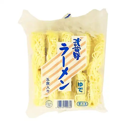 【業務用】 武蔵野フーズ ゆでラーメン 200g×5食入