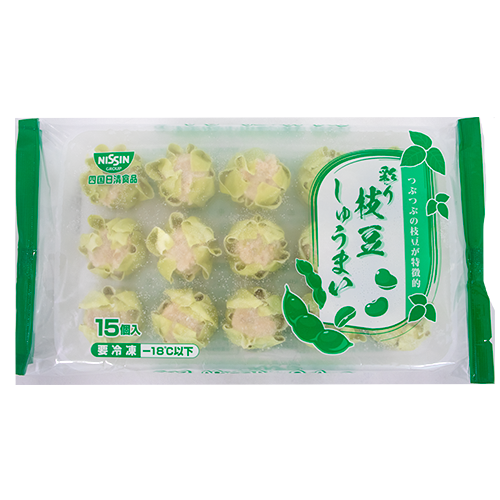 四国日清 彩り枝豆しゅうまい 26g×15個
