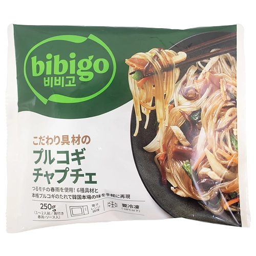 bibigo こだわり具材のプルコギチャプチェ 250g