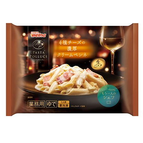 【業務用】 日清製粉ウェルナ PASTA POLLUCE 4種チーズの濃厚クリームペンネ 240g