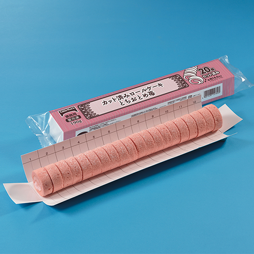 【業務用】テーブルマーク カット済みロールケーキとちおとめ苺　190g