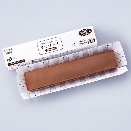 【業務用】 UDF商品 フレック フリーカットケーキ チョコムース(食物繊維) 自然解凍 430g