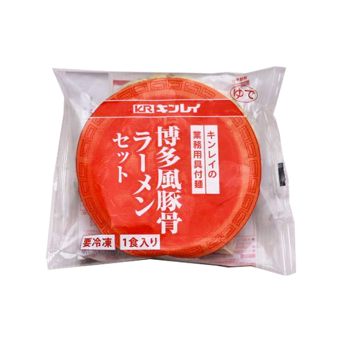 【業務用】キンレイ 具付麺博多風豚骨ラーメンセット 226g