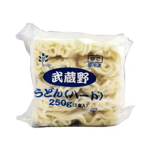 【業務用】武蔵野フーズ ゆでうどん(ハード) 250g×5食入