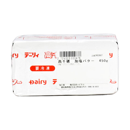 【業務用】南日本酪農協同 高千穂加塩バター 450g