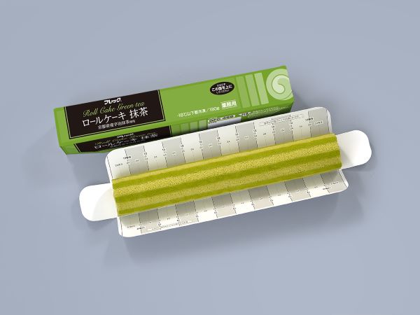 業務用食材 味の素冷凍食品 フレックロールケーキ抹茶 190g お菓子 デザート 製菓材料 食材デポ