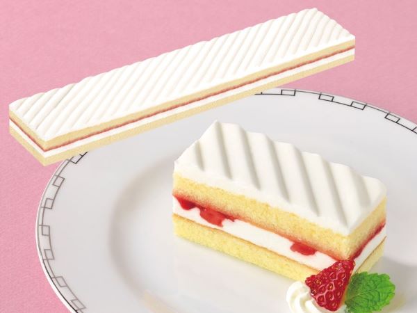 【業務用】味の素冷凍食品 フレックフリーカットケーキ いちごショートケーキ 355g