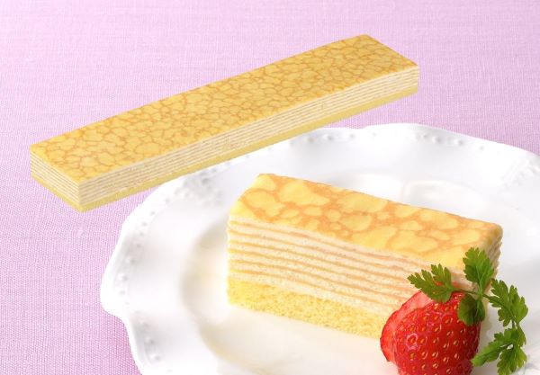 【業務用】味の素冷凍食品 フリーカットケーキ ミルクレープ 480g
