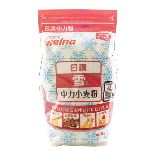 日清製粉ウェルナ 中力小麦粉雪 1kg