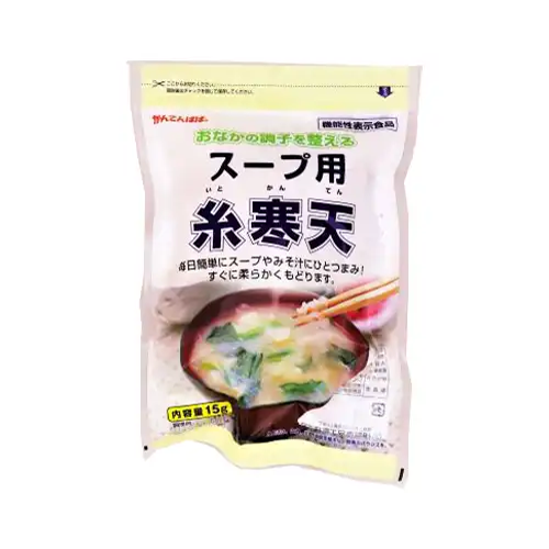 かんてんぱぱ スープ用糸寒天 15g