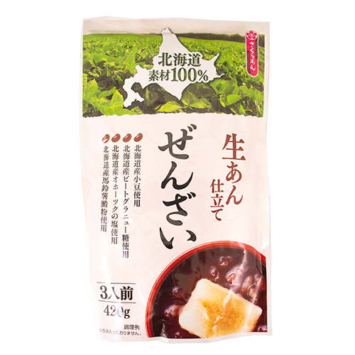 谷尾食糧工業株式会社 生あん仕立てぜんざい 420g