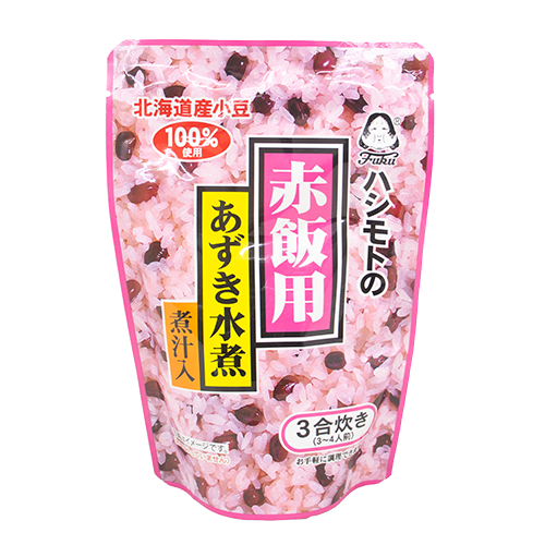 橋本食糧工業 Fuku ハシモトの赤飯用あずき煮 煮汁入 3合炊き(3~4人前) 200g