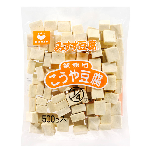 【業務用】 みすず豆腐 業務用こうや豆腐 1/4サイズ 500g入